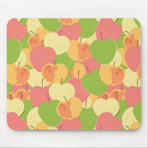 Tapis De Souris Ornement avec pommes