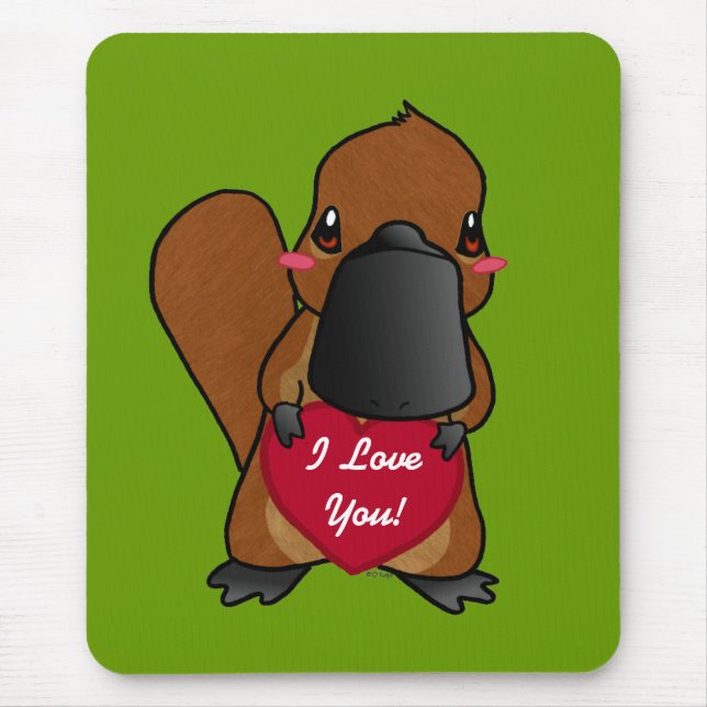 Tapis De Souris Ornithorynque mignon (Devant)