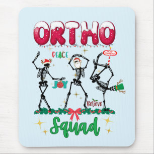 Tapis De Souris Ortho Christmas Squad Ortho Ortho Orthopedic Cowor