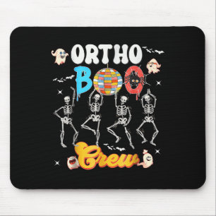 Tapis De Souris Ortho Orthopédique Halloween Boo Crew Skeleton Dan