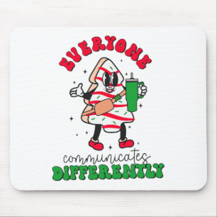 Tapis De Souris Orthophonie Noël Tout le monde Communiquer Diff