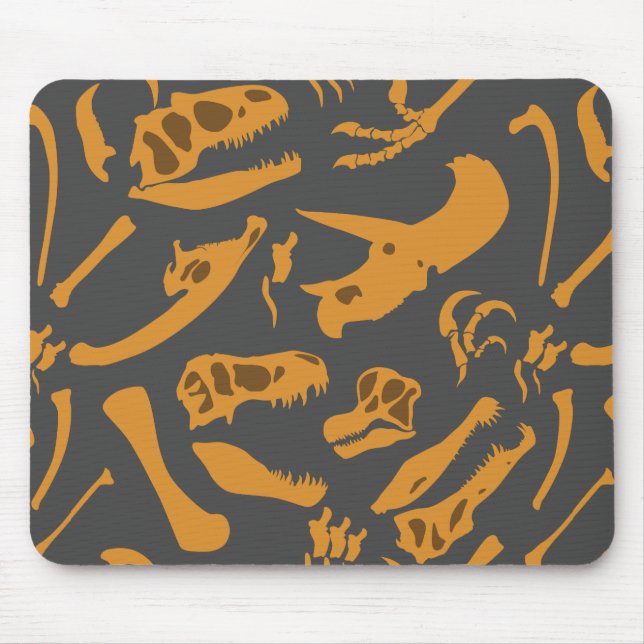 Tapis De Souris Os Dinosaures (Gris) (Devant)