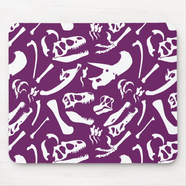 Tapis De Souris Os Dinosaures (Violet) (Devant)