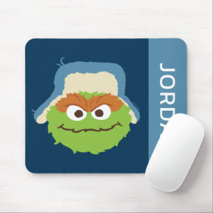 Tapis De Souris Oscar le Grouch Visage de la Forêt Ajoutez Votre
