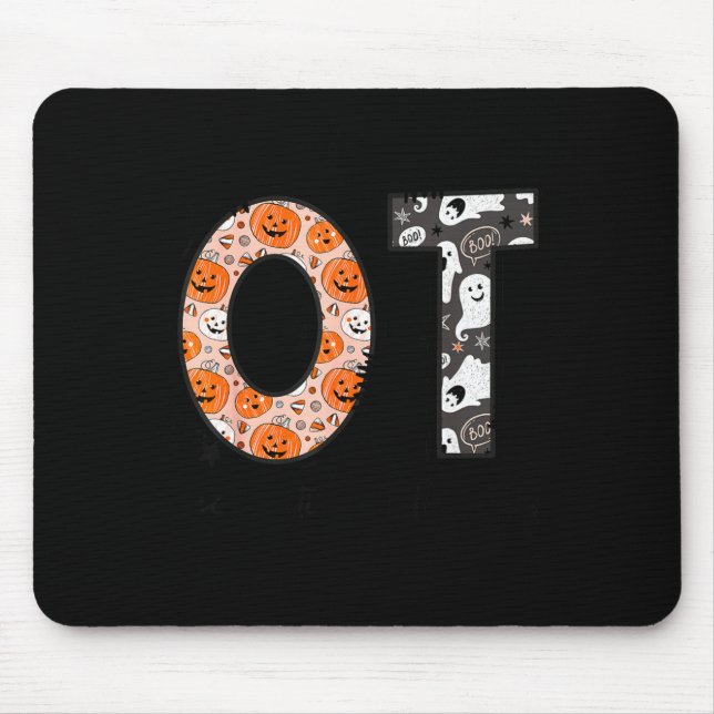 Tapis De Souris Ot Occupational Therapy Therast Halloween Ota Soky (Devant)