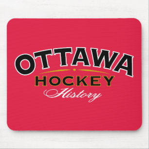 Tapis De Souris Ottawa Hockey History Red Souse Pad