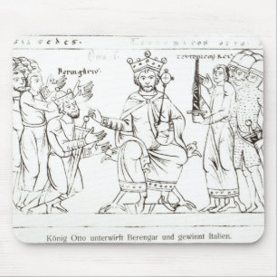 Tapis De Souris Otto I soumettant à Berenger II