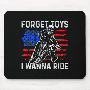 Tapis De Souris Oublie Jouets Je Veux Rouler Drôle Dirt Bike Moto