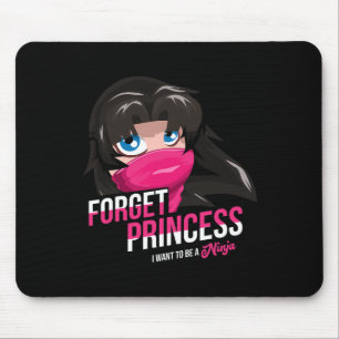 Tapis De Souris Oubliez Princess Real Life Black Ninja Karate Love