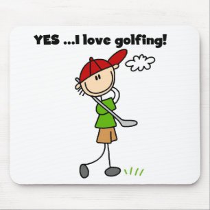 Tapis De Souris Oui j'adore le golf