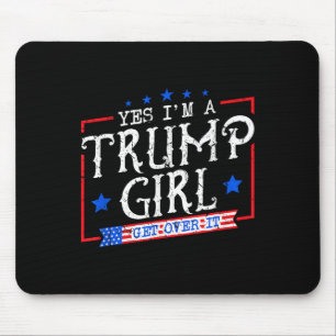 Tapis De Souris Oui, Je Suis Une Fille Trump Qui Remet Les Cadeaux