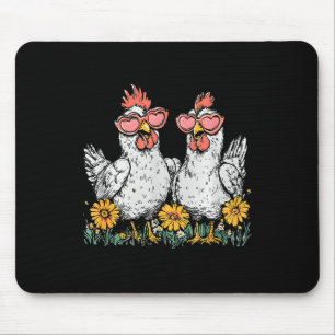 Tapis De Souris Oups j'ai eu un autre poulet, drôle d'animal de fe