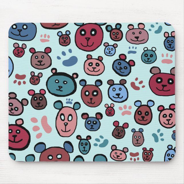 Tapis De Souris Ours (Devant)