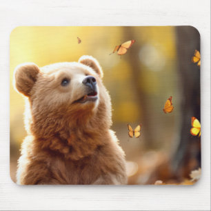Tapis De Souris Ours animal sauvage paisible