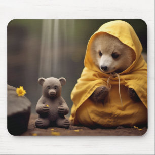 Tapis De Souris Ours animal sauvage paisible