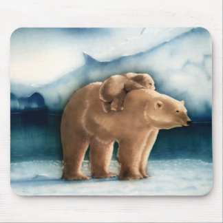 Tapis De Souris Ours blanc