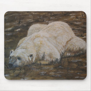 Tapis De Souris Ours blanc Mousepad