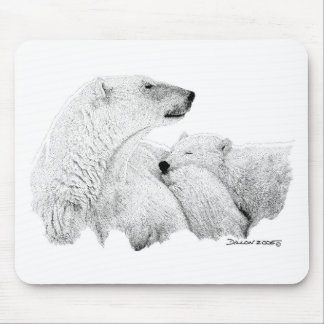 Tapis De Souris Ours blancs
