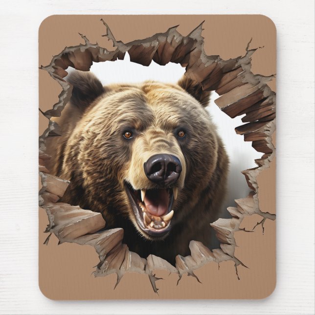 Tapis De Souris Ours Brun (Devant)