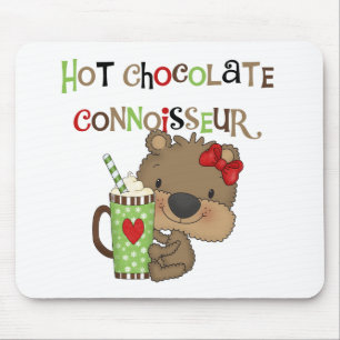 Tapis De Souris Ours chaud de fille de ChocolateConoisseur