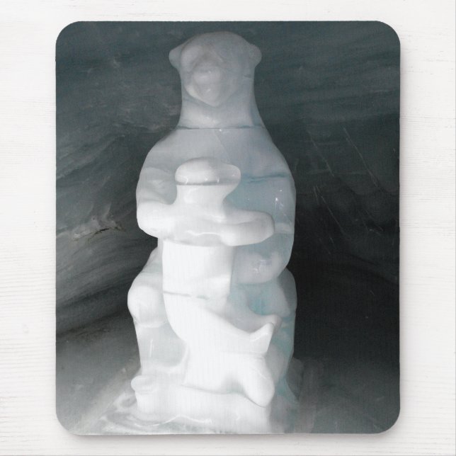 Tapis De Souris Ours dans la glace (Devant)