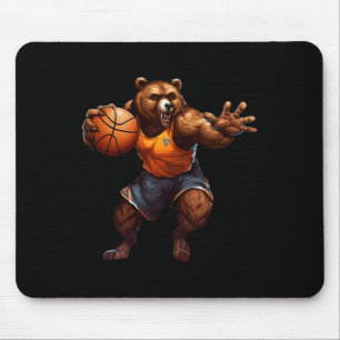 Tapis De Souris Ours de basket-ball