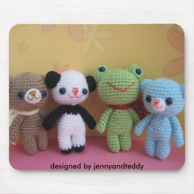 Tapis De Souris Ours de "brownie" et ses amis (Devant)