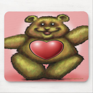 Tapis De Souris Ours de coeur
