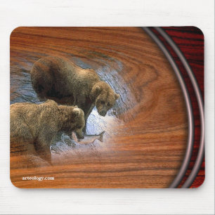 TAPIS DE SOURIS OURS DE GRIZZLEY