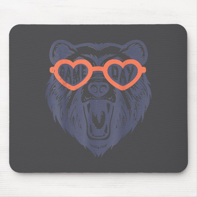 Tapis De Souris Ours de jour de match  (Devant)