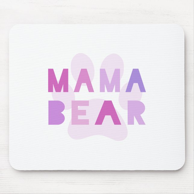 Tapis De Souris Ours de maman (Devant)