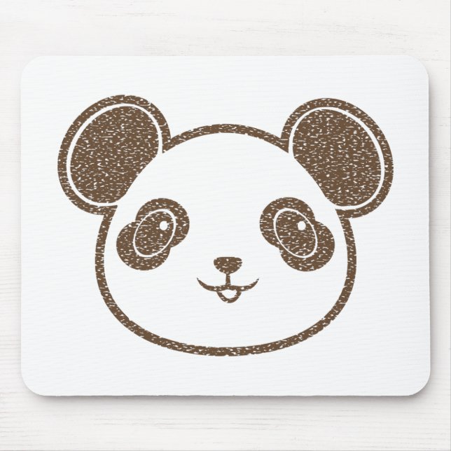 Tapis De Souris Ours de panda en détresse (Devant)