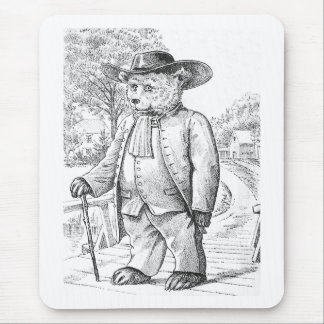 Tapis De Souris Ours de quaker - lettre Q - ours de nounours