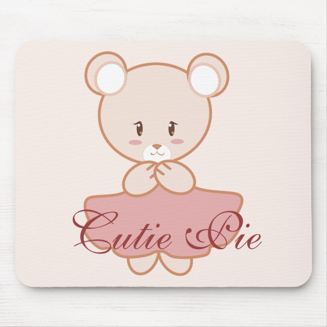 Tapis De Souris Ours Girly (Devant)