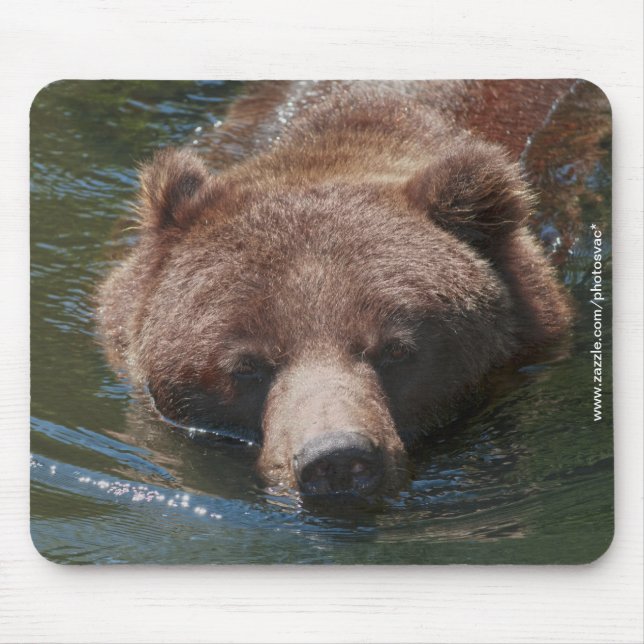 Tapis De Souris Ours grizzly (Devant)