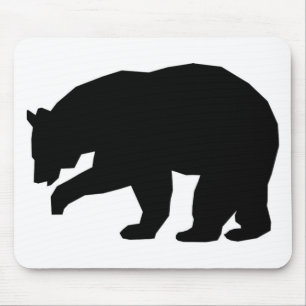 TAPIS DE SOURIS OURS NOIR