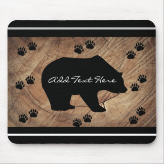 Tapis De Souris Ours Noir Et Paniers Ours