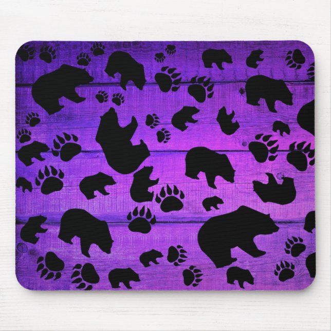 Tapis De Souris Ours Noir - Patrouilles Ours Noir (Devant)