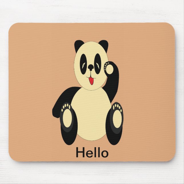 Tapis De Souris Ours panda (Devant)