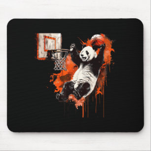 Tapis De Souris Ours Panda de Basball Joueur de Basball Slam Dunk