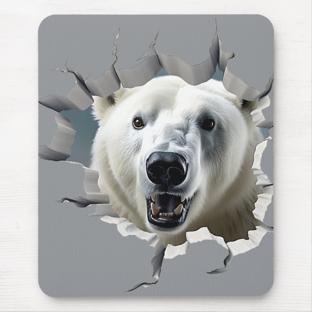Tapis De Souris Ours polaire (Devant)
