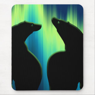 Tapis De Souris Ours polaire Art Mousepad Faune stylée Mousepad