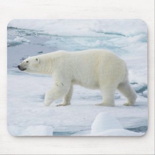 Tapis De Souris Ours polaire marchant, Norvège
