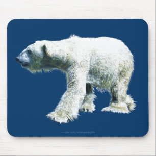 Tapis De Souris OURS POLAIRE Marcher Faune Mousepad