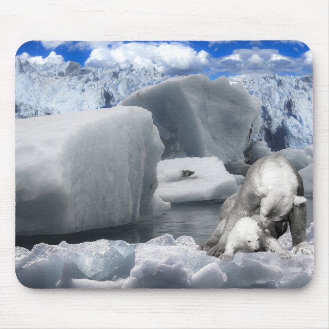 Tapis De Souris Ours polaires (Devant)
