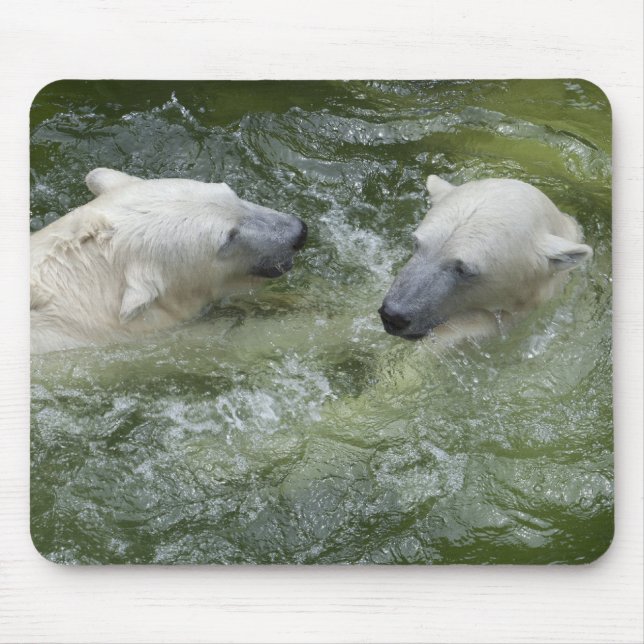 Tapis De Souris Ours Polaires (Devant)