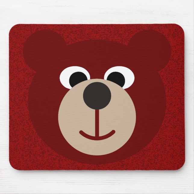 Tapis De Souris Ours souriant (Devant)