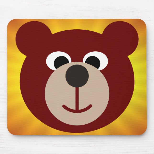 Tapis De Souris Ours souriant (Devant)