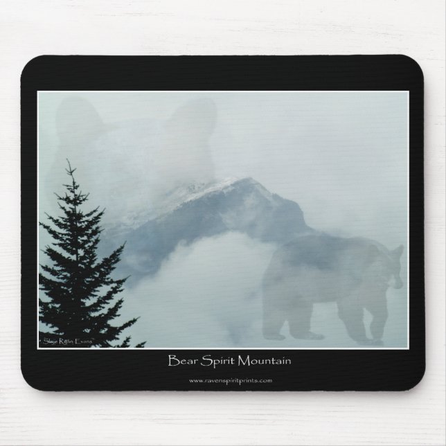 Tapis De Souris Ours Spirit Mountain Mousepad (Devant)