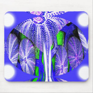 Tapis De Souris Oursins dans le clair de lune